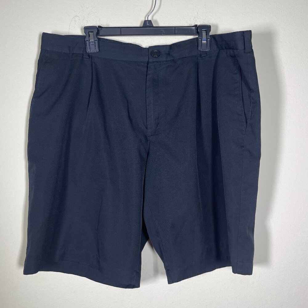 Nike Golf Standard Dri Fit Black Mens Flat Front Golf Shorts Size 40 | 10"